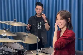 妞妞曾经的代表作回味一下，这次不一样 #架子鼓#经典#小虎队视频封面