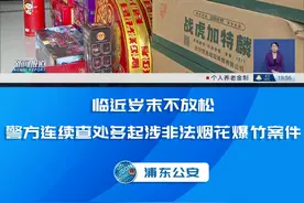 #媒体聚焦 临近岁末不放松 警方连续查处多起涉非法烟花爆竹案件视频封面