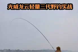 光威龙云轻量三代野钓实战，寒风刺骨的天气，8米1就钓些小杂鱼 #野钓#冬季钓鱼#鱼竿渔具视频封面