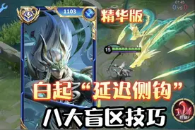 白起必学的“八个技巧”，提前嘲讽，仙术回魂钩，延迟侧钩视频封面