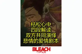 #境界bleach 花天狂骨枯松心中四段式怎么理解视频封面
