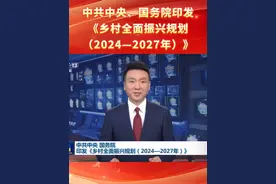 中共中央、国务院印发《乡村全面振兴规划（2024—2027年）》视频封面