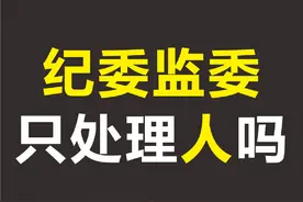 纪委监委只是处理人的部门吗？旗哥→@皮囊聊纪视频封面