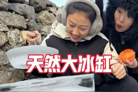 今儿带家人们做一个天然大冰箱，咱家的鸡鸭鱼这不就都有地方放了吗#新农人计划2024 #乡村生活家 #自制大冰箱申请出战 #寻山探海征集令视频封面