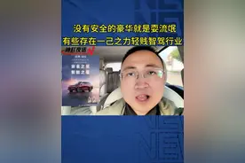 没有安全的豪华就是耍流氓，有些存在一己之力轻贱了智驾行业！视频封面