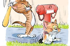 丧彪：老子守了半天，结果出来你这么个玩意 #猫咪 #看一遍笑一遍 #漫画 #汤姆和杰瑞