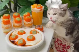 厨猫：解锁汤圆的3种神仙吃法！超好吃！#治愈系美食 #会做饭的猫 #思念汤圆 #思念柿柿如意汤圆 #汤圆视频封面