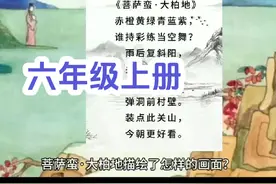 六年级上册必背古诗词文言文《菩萨蛮·大柏地》趣味动画讲解小…