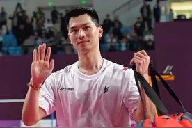 国家队的含金量！赵俊鹏成功夺冠🏆 #林丹杯羽毛球公开赛 #新昌林丹杯