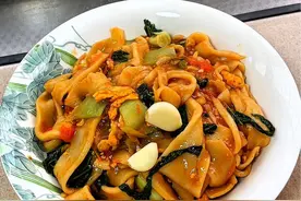这个面你多久没吃过了！#水扯面#山西面食 #狗舌头视频封面