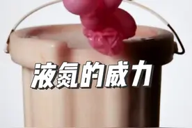 零下196摄氏度的液氮，到底有多厉害？#科普 #科普一下 #知识科普 #液氮 #科学实验视频封面