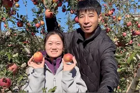 在四川大凉山的盐源县，为什么这里的苹果长的难看但很好吃呢，这和他们这里的地理环境有关，海拔高、昼夜温差大，也就是昼夜温差大导致果子长的丑，但是真的好吃。#记录真实生活视频封面