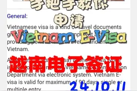手把手教你申请越南电子签证#越南旅行 #越南河内视频封面