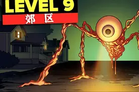 backrooms后室系列，Level9郊区的巨大眼球#后室 #逃离后室