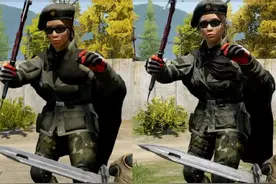 钢铁壁垒人物皮肤局内效果实机演示 #暗区突围 #回头是暗