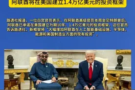 阿联酋将在美国建立1.4万亿美元的投资框架#阿联酋 #特朗普 #特朗普新政 #白宫 #新闻视频封面