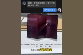 重生之我要去当华为销售！毕竟三折叠怎么折都有面. #网友出挑战我来大冒险 #华为三折叠手机视频封面