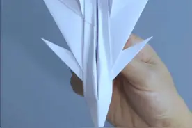 教你折超帅的折纸鸭翼战斗机，折好了你舍得丢出去吗？ #纸飞机 #手工折纸 #仿真纸飞机