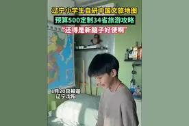 #辽宁小学生自研中国文旅地图， 人脉遍布全国#辽宁小孩哥500元做34省旅游攻略 #10后把文旅智能体藏进中国地图视频封面