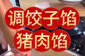 初一饺子.初二面.分享一期【调猪肉馅】的家常做法.大家参考 #年夜饭 #饺子馅 #美食教程 #抖音美食推荐官 #美食教程持续更新