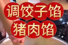 初一饺子.初二面.分享一期【调猪肉馅】的家常做法.大家参考 #年夜饭 #饺子馅 #美食教程 #抖音美食推荐官 #美食教程持续更新