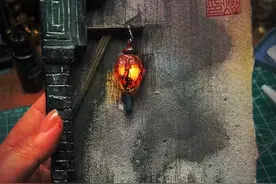 【简约国风篇2】#微缩模型手帐 #烟雨蒙蒙 #风格手帐本 #微缩模型 #禅意