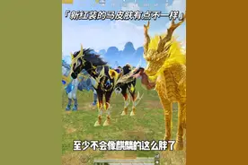 新红装中的马皮肤有点不一样 #和平精英灵猫魔法师