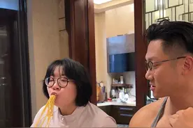 当如晶放纵餐时只吃一碗泡面？！ #如晶减肥 #放纵餐