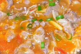 番茄肉片 番茄肉片这样做酸爽开胃嘎嘎好吃#跟抖音学做菜 #番茄肉片汤做法视频封面