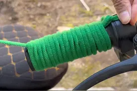 姑姑教的缠手把 #绳结 #绳结教程