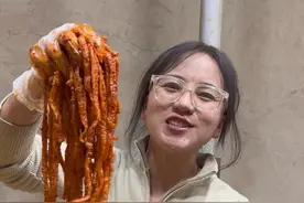 这样做的牛筋面很好吃，你们也试试吧#三农耕耘计划 #村里有喜事 #幸福乡村有年味视频封面