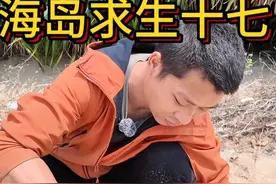 海岛求生十七 这个小伙在岛上求生，熬上了盐巴，还遇到了这么大条眼镜蛇，吃上了香蕉，快来看看发生了什么吧#户外 #三农 #野外生存 #荒岛生存 #原创视频视频封面