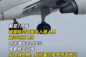 出入境人员超358万人次！#成都，中西部第一##成都在飞定期直飞国际及地区航线增至81条#（成都发布）@抖音短视频视频封面