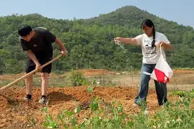 看见天气预报，一弹就起床，我的菜地终于有救啦，超级开心，立马去菜市场买菜和种子种起来，没想到又开大太阳，我跟老公干一下午差点中暑，回家累得随便炒了几个菜凑合着吃#vlog日常 #在平凡的日子里热爱生活
