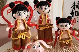 大号哪吒视频教程二，身体的编织#手工diy #哪吒钩针玩偶教程