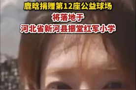 4月20日，据鹿晗工作室，鹿晗向河北省新河县振堂红军小学捐赠公益球场。视频封面