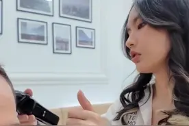沉浸式体验泰国美女理发师的洗剪吹和修面过程#解压视频 #解压视频封面
