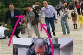 看到浩男背的包了，肩膀上挎着妹妹的！脖子上挂着妈妈的包包！妈妈也来啦！ 中山陵392个台阶，向上看步步高升，向下看一马平川！儿子回来了，老谢泄劲了呀！之前没找到满世界跑都没觉得累，谢老头还得加油，以后还得抱孙嘞！ 老爸累也是高兴的，因为这次有儿子陪伴，累并快乐，祝福一家人永远幸福在一起 猜到了为什么今天要爬中山陵？是不是儿子浩楠怕爸爸今天晚上睡不好觉，让他累一累？躺床上就能睡着#妈妈 #寻亲 #谢浩男 #谢浩男爸爸 #感动瞬间视频封面