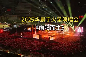 2025华晨宇佛山演唱会点亮夜空的太阳，太震撼了！又是传奇的一场演唱会#华晨宇  #2025华晨宇演唱会#火星演唱会 #场面壮观震撼 #有功夫来佛山视频封面