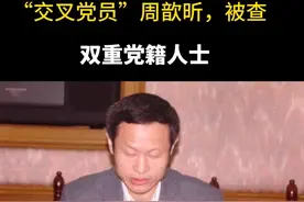 “交叉党员”周歆昕，被查