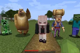 我的世界：“幸福就是好友们都在身边” #我的世界动画 #沙盒游戏