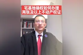 宅基地确权登记如何办理两张及以上不动产权证 #宅基地 #确权登记#不动产权证#析产分户#农民视频封面