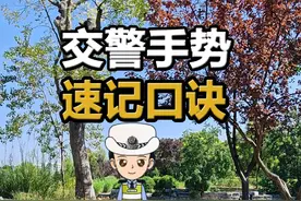 交警手势，速记口诀，快快跟着学起来。 #交通规则 #交警手势 #新手上路 #每天一个用车知识 #新手上路视频封面