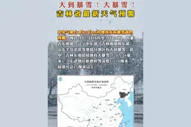 大到暴雪！大暴雪！吉林省最新天气预警#2025新年快讯 #降雪 #天气视频封面
