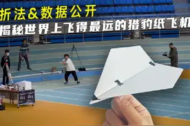 折法与数据公开!解密世界上飞得最远的猎豹纸飞机 #纸飞机