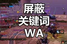 魔兽世界屏蔽关键词WA，让你摆脱刷屏的烦恼#魔兽世界视频封面