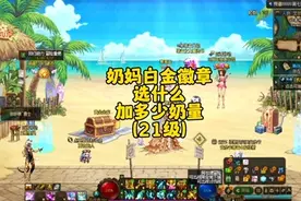 地下城奶妈白金徽章选什么，一个白金徽章加多少奶量#dnf #地下城视频封面