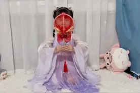 一遍过哦#汉服小仙女 #胭脂妆完整版 #胭脂妆少儿古典舞视频封面