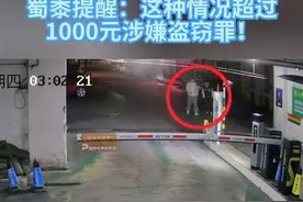 得不偿失！男子耍聪明故意跟车逃缴停车费 蜀黍提醒：这种情况超过1000元涉嫌盗窃罪！视频封面