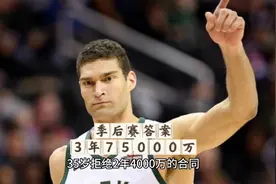 NBA第7集：季后赛答案，拒绝2年4000万，3年7500万大洛值这个价视频封面